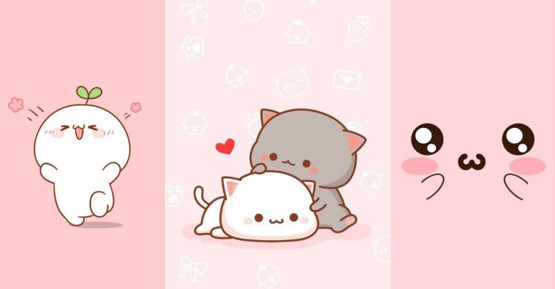 Những hình nền máy tính cute màu hồng - Hình số 2