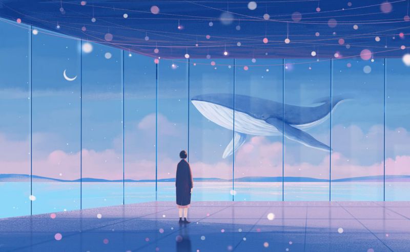 Những hình nền máy tính cute màu xanh - Hình số 2