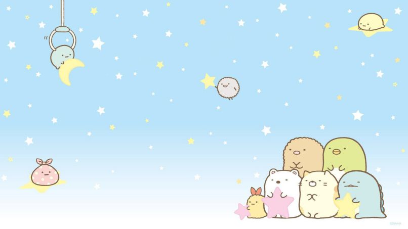 Những hình nền máy tính cute màu xanh - Hình số 5