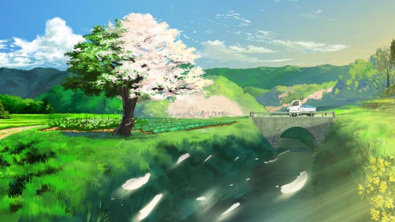 Những hình nền anime 4k phong cảnh - Hình số 1
