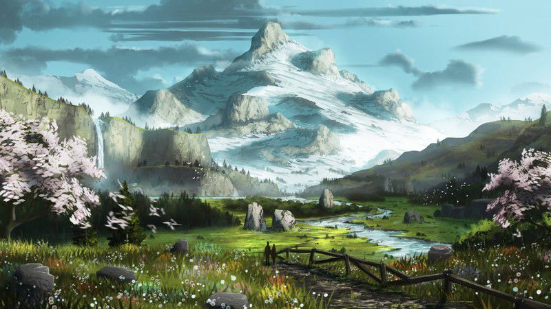 Những hình nền anime 4k phong cảnh - Hình số 4