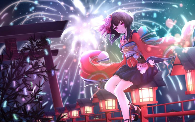 Những hình nền anime nữ cute - Hình số 6