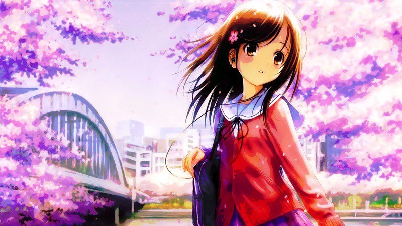 Những hình nền anime nữ cute - Hình số 8