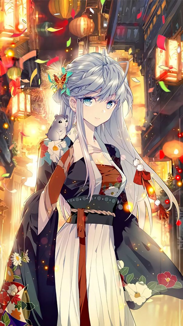 Những hình nền anime nữ cho điện thoại - Hình số 7