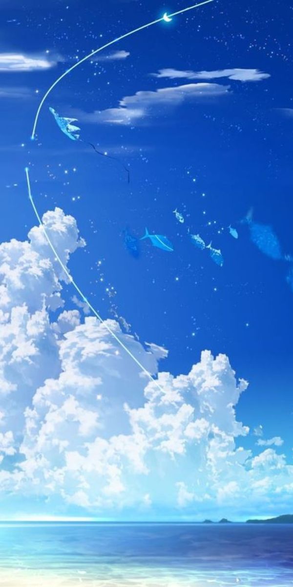 Những hình nền điện thoại anime phong cảnh - Hình số 1