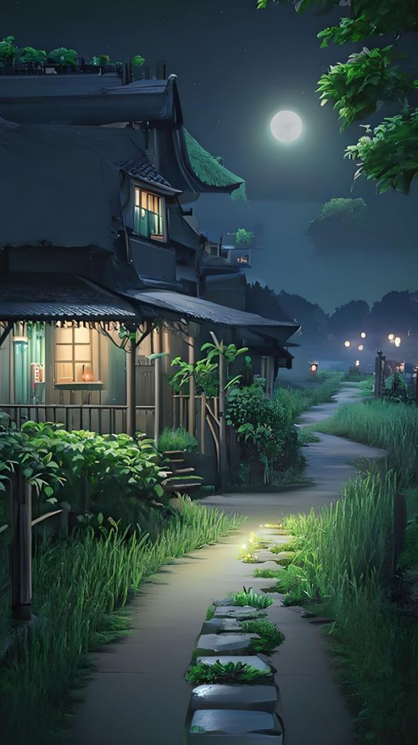 Những hình nền điện thoại anime phong cảnh - Hình số 10