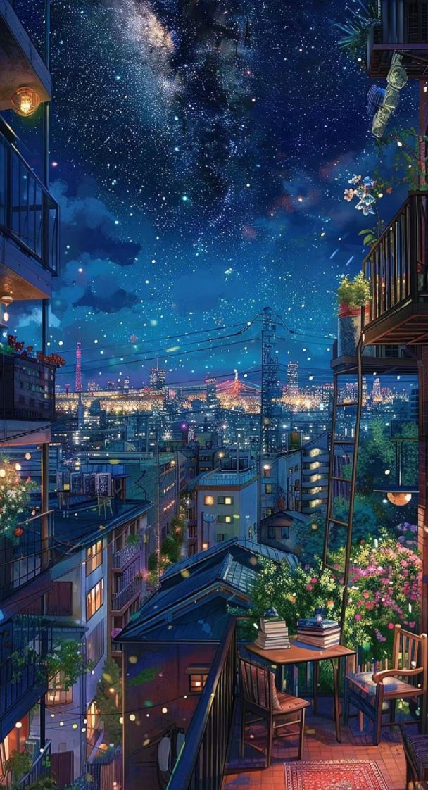 Những hình nền điện thoại anime phong cảnh - Hình số 7