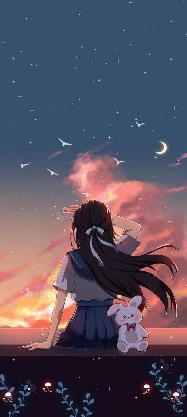 Những hình nền anime cute cho điện thoại - Hình số 3
