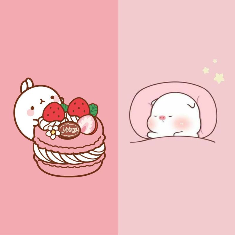 Những hình nền anime cute màu hồng - Hình số 7